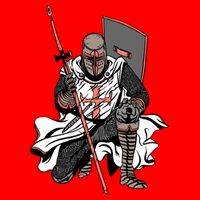 Crusader Knight Premium T-Shirt