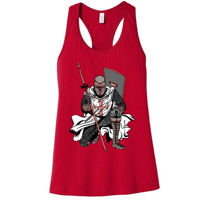 Crusader Knight Womens Tank Top