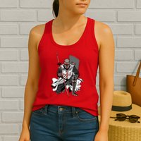 Crusader Knight Womens Tank Top