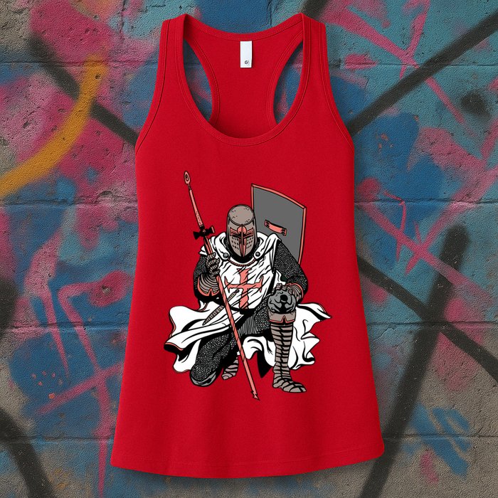 Crusader Knight Womens Tank Top