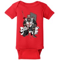 Crusader Knight Baby Bodysuit