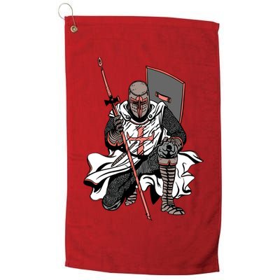 Crusader Knight Golf Towel