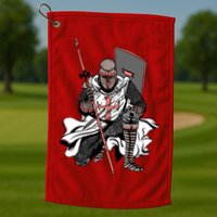 Crusader Knight Golf Towel