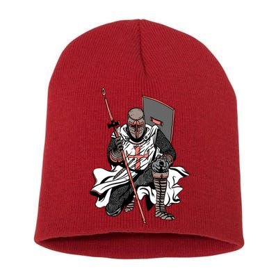 Crusader Knight Short Acrylic Beanie