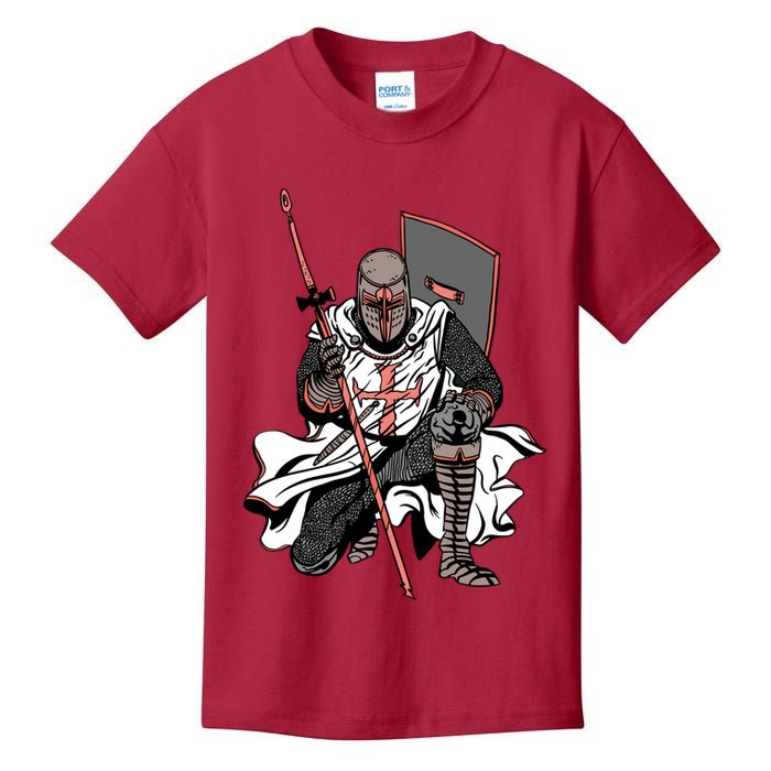Crusader Knight Kids T-Shirt