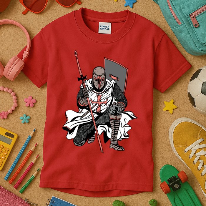 Crusader Knight Kids T-Shirt