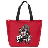 Crusader Knight Zip Tote Bag