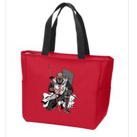 Crusader Knight Zip Tote Bag