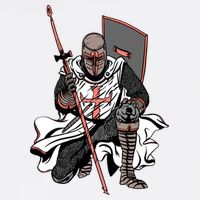 Crusader Knight Garment-Dyed Sweatshirt