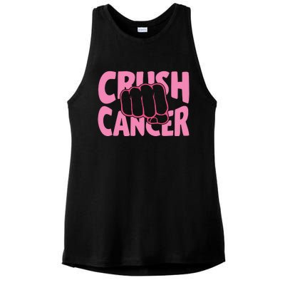 Crush Cancer Ladies PosiCharge Tri-Blend Wicking Tank