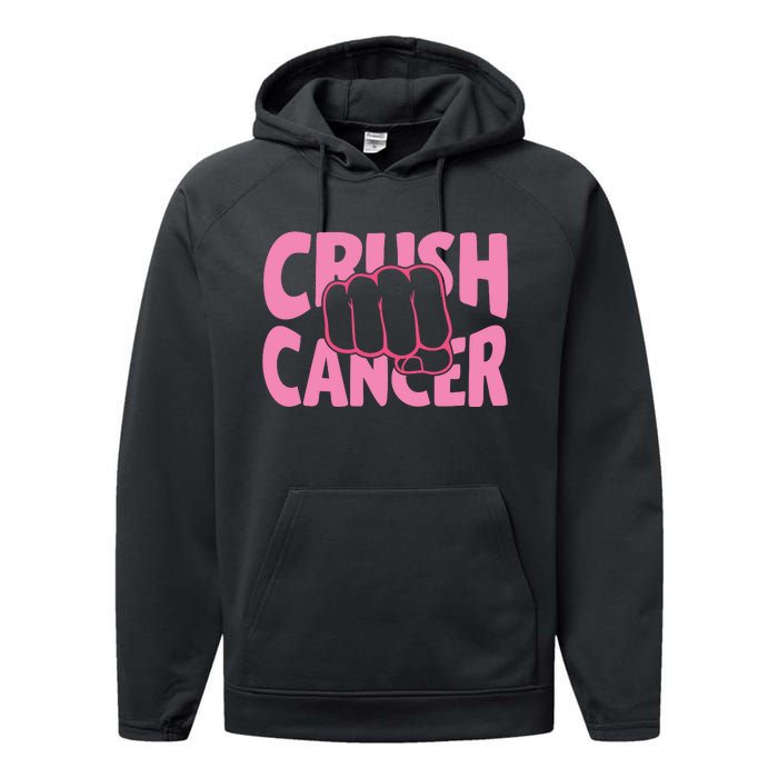 Crush Cancer Performance Fleece Hoodie