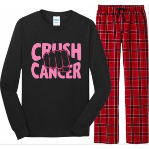 Crush Cancer Long Sleeve Pajama Set