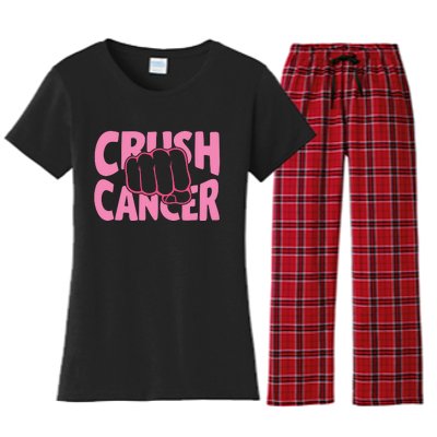 Crush Cancer Women's Flannel Pajama Set