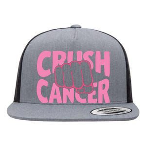 Crush Cancer Flat Bill Trucker Hat