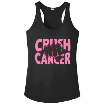 Crush Cancer Ladies PosiCharge Competitor Racerback Tank