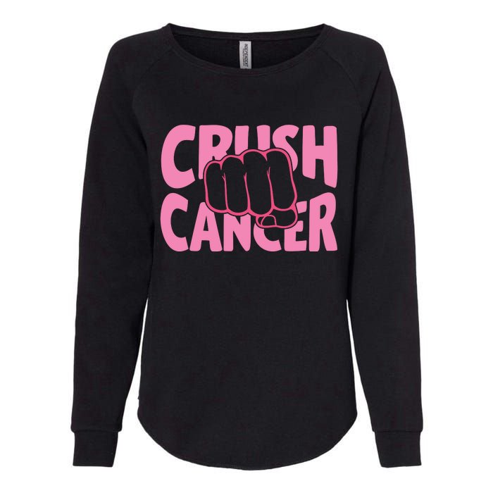 Crush Cancer Womens California Wash Sweatshirt