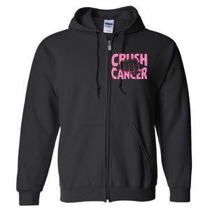 Crush Cancer Full Zip Hoodie