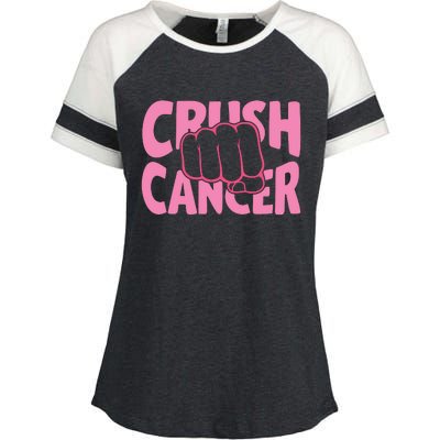 Crush Cancer Enza Ladies Jersey Colorblock Tee