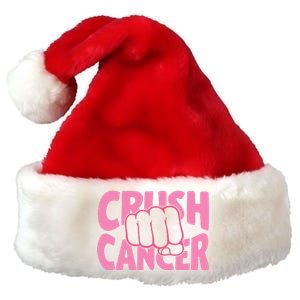 Crush Cancer Premium Christmas Santa Hat