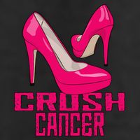 Crush Cancer With Pink Heels 11oz C Handle Ceramic Mug