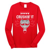Crushin' It Funny Nutcrackers Christmas Long Sleeve Shirt