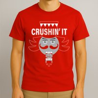 Crushin' It Funny Nutcrackers Christmas T-Shirt