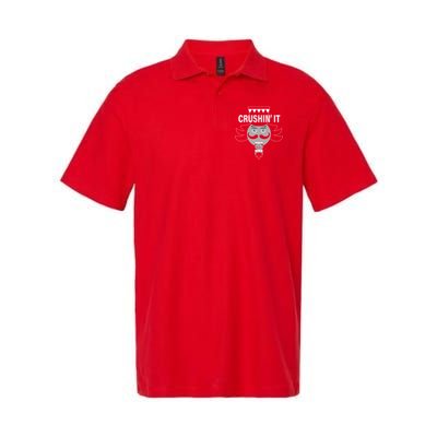 Crushin' It Funny Nutcrackers Christmas Polo
