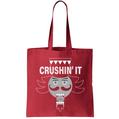 Crushin' It Funny Nutcrackers Christmas Bag