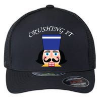 Crushing It! Nutcracker Christmas Flexfit Unipanel Trucker Cap