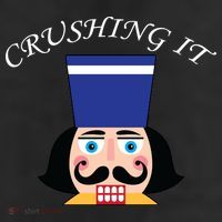 Crushing It! Nutcracker Christmas Adult Drive Performance Visor