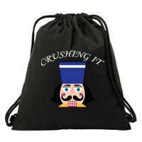 Crushing It! Nutcracker Christmas Drawstring Bag