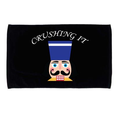 Crushing It! Nutcracker Christmas Microfiber Hand Towel