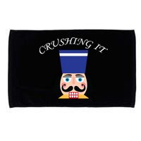Crushing It! Nutcracker Christmas Microfiber Hand Towel
