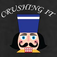 Crushing It! Nutcracker Christmas Microfiber Hand Towel