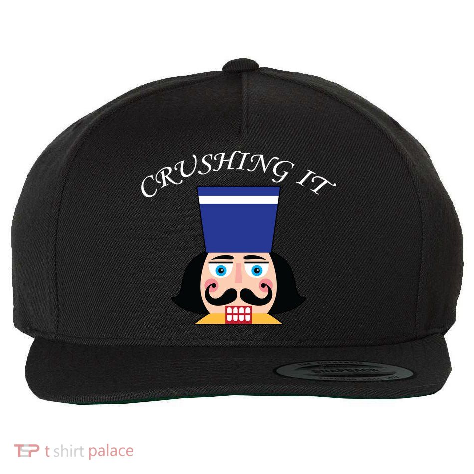 Crushing It! Nutcracker Christmas Wool Snapback Cap