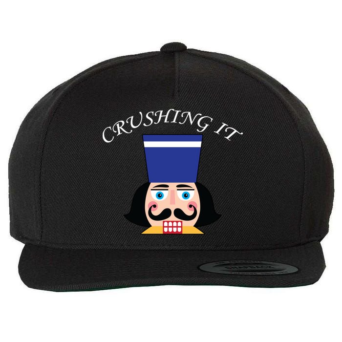 Crushing It! Nutcracker Christmas Wool Snapback Cap