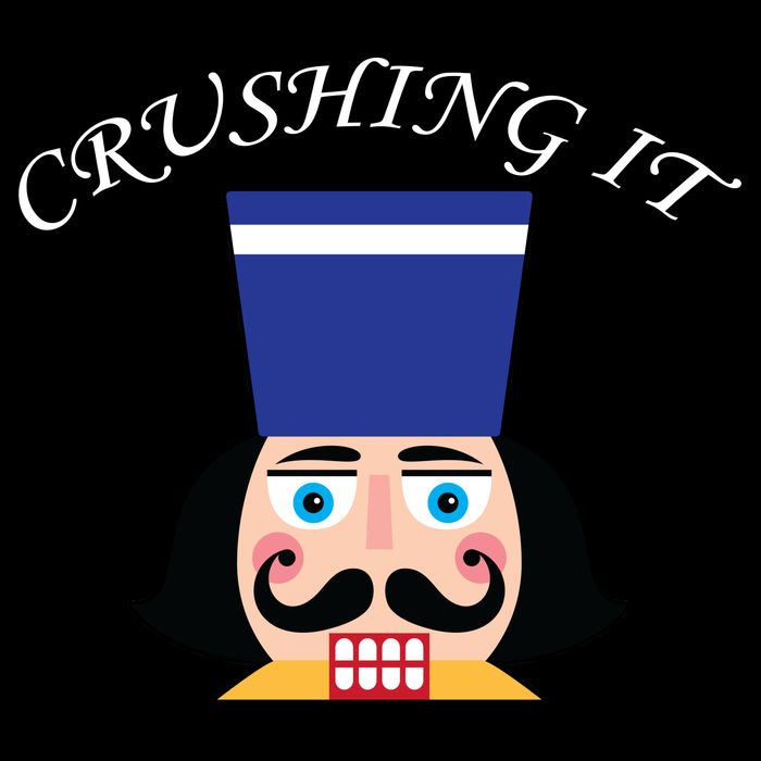 Crushing It! Nutcracker Christmas Wool Snapback Cap