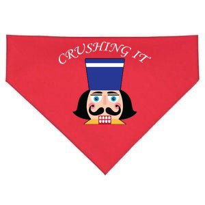 Crushing It! Nutcracker Christmas USA-Made Doggie Bandana