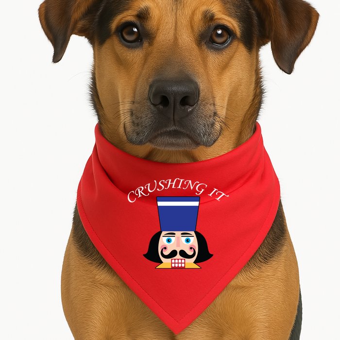 Crushing It! Nutcracker Christmas USA-Made Doggie Bandana