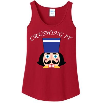 Crushing It! Nutcracker Christmas Ladies Essential Tank