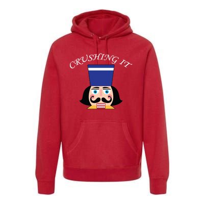 Crushing It! Nutcracker Christmas Premium Hoodie