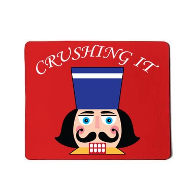 Crushing It! Nutcracker Christmas Mousepad