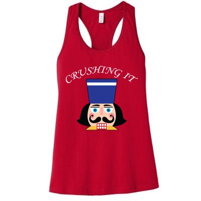 Crushing It! Nutcracker Christmas Womens Tank Top