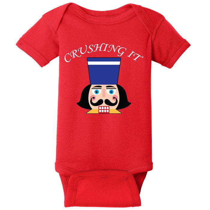 Crushing It! Nutcracker Christmas Baby Bodysuit