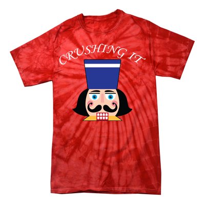 Crushing It! Nutcracker Christmas Tie-Dye T-Shirt