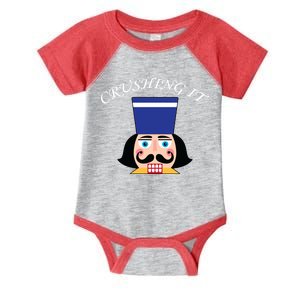 Crushing It! Nutcracker Christmas Infant Baby Jersey Bodysuit