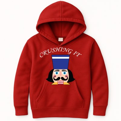 Crushing It! Nutcracker Christmas Kids Hoodie
