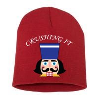 Crushing It! Nutcracker Christmas Short Acrylic Beanie