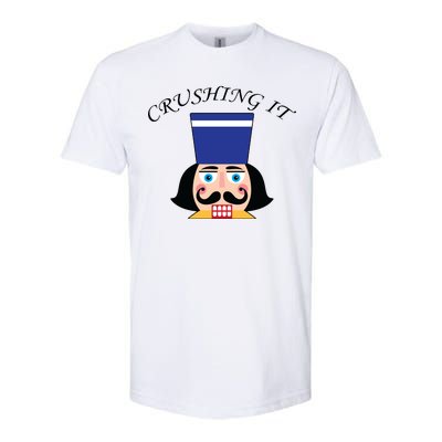 Crushing It! Nutcracker Christmas Softstyle® CVC T-Shirt