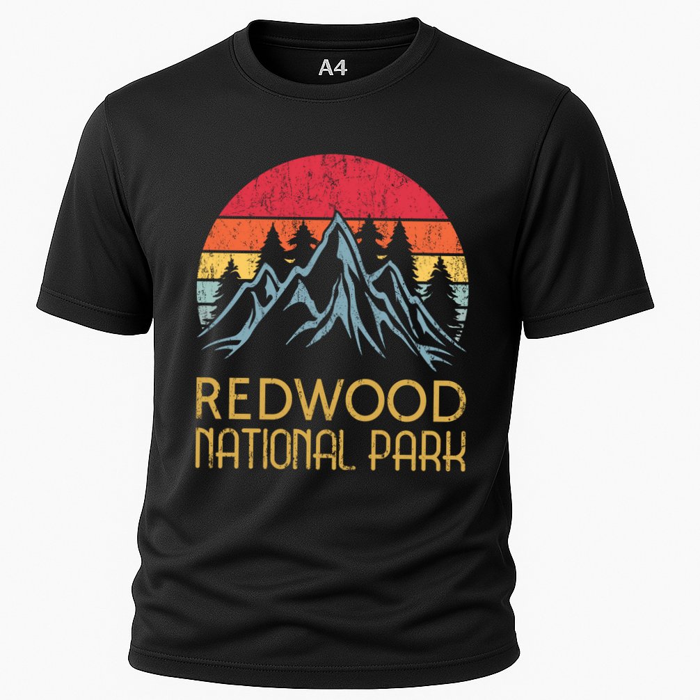 California Retro Vintage Redwood National Park Performance Shirt